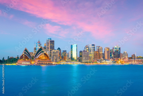 Downtown Sydney skyline