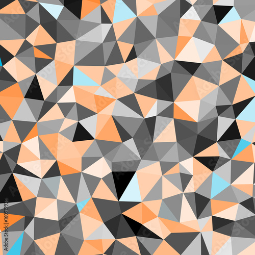 Fototapeta Abstract color triangle background