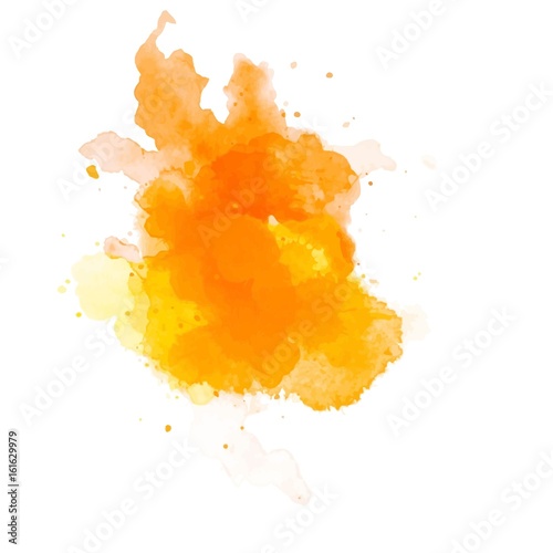 Plakat Streszczenie sztuka pomarańczowym tle. Malowanie cyfrowe. Kolor tekstury.