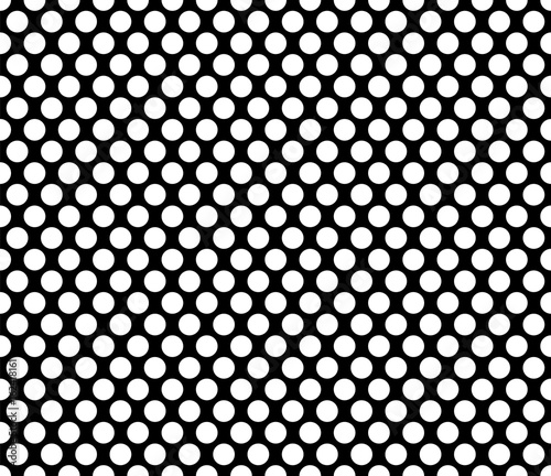  Polka dot Seamless pattern black background