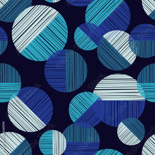 Zdjęcie XXL Wzór polka dot. Linia tekstury. Ilustracji wektorowych. Zgodność z tekstem.