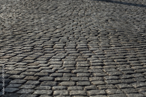 Cobble stone road
