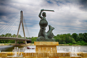 Monument to the Syrenka in Warsaw