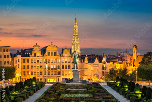 Skyline of Brussels, Belgium
