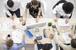 Businesspeople working in office Businesspeople working in office