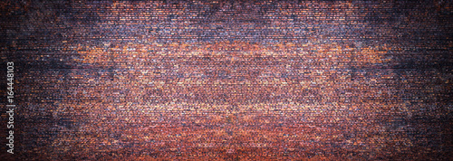 panoramic view of masonry, brick wall as background