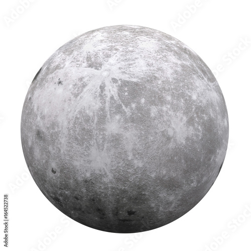 Zdjęcie XXL Full Moon Isolated (Elementy tego zdjęcia dostarczone przez NASA)