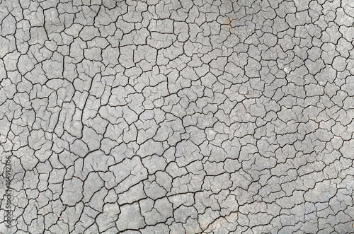 Fototapeta Dried and Cracked ground,Cracked surface,Dry soil in arid areas.