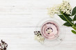 Elderberry (Sambucus nigra) infusion in water Elderberry (Sambucus nigra) infusion in water