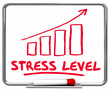 Stress Level Overworked Arrow Rising Workload 3d Illustration Stress Level Overworked Arrow Rising Workload 3d Illustration