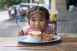 fried egg and slice pork with garlic thai street food fried egg and slice pork with garlic thai street food