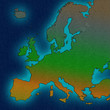 Europe continent outline european borders silhouette ocean map concept design. Europe continent outline european borders silhouette ocean map concept design.