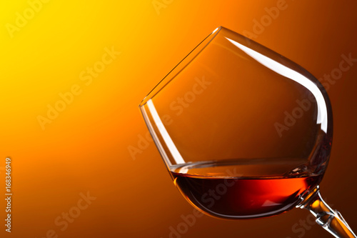 Snifter of brandy .