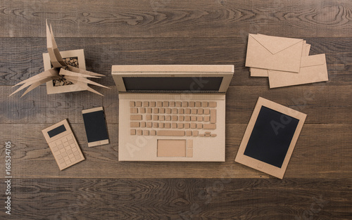 Creative eco friendly cardboard office