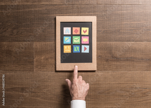 Eco-friendly cardboard tablet