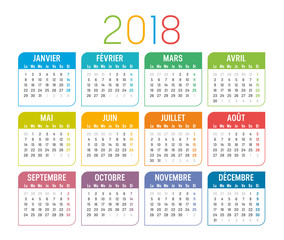 Calendrier Agenda 2018