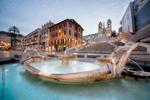Beautiful Piazza di Spagna in Rome Beautiful Piazza di Spagna in Rome