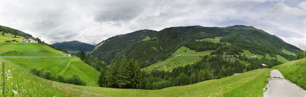 panorama near the village of Vals