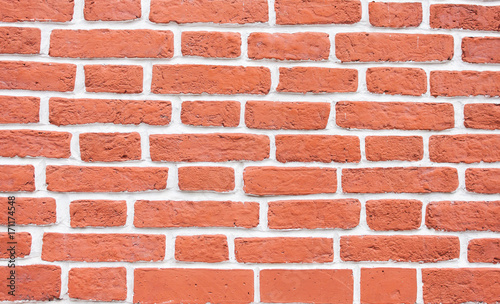 old vintage red brick wall Background, texture