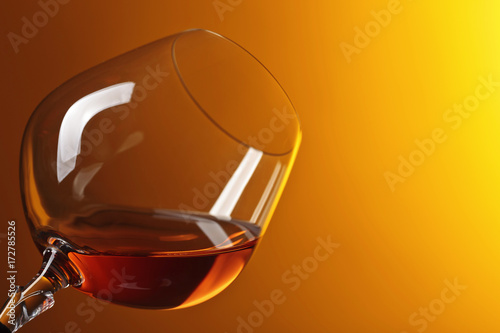 Snifter of brandy .