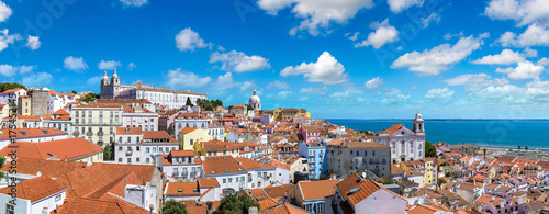 Panoramic view of Lisbon