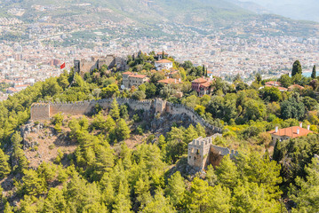 View from the mountain to the fortress