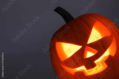 Glowing Halloween Pumpkin