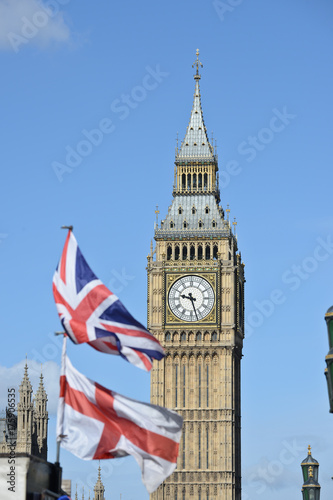 Plakat Londyn Anglia Angielski Brexit UE UE Brytyjska Europa Londyn Funt szterling Euro Big Ben Parlament Westminster Union Jack