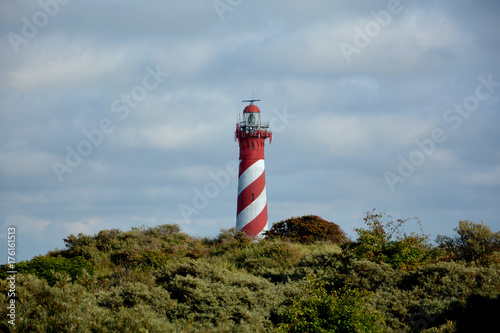 Zdjęcie XXL 53 metrowa latarnia morska Westerlichttoren w Nieuw Haamstede w Holandii na Zeeland