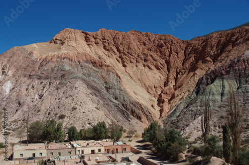 Fotoobraz na płótnie Formacje geologiczne na północnym zachodzie Argentyny - 5