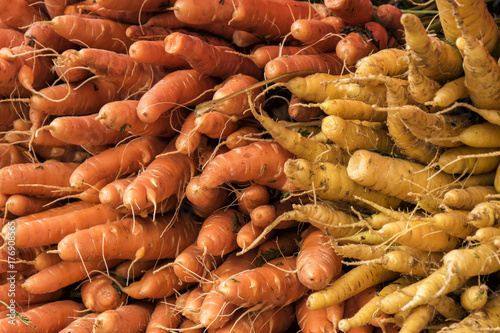 Yellow and Orange carrots