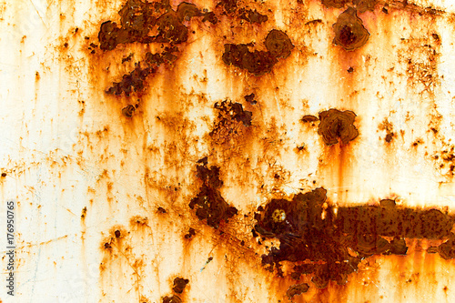 Abstract background of rusty metal gate