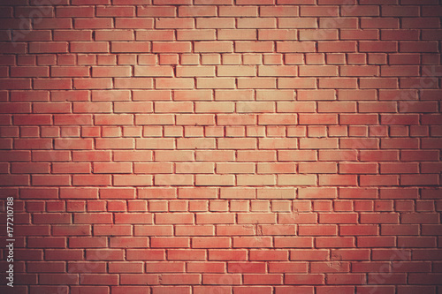 Red brick wall texture grunge background