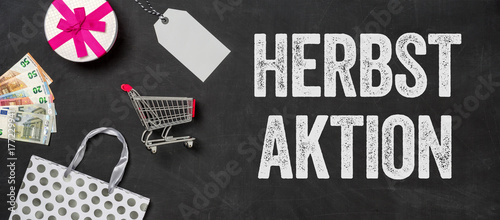 Shopping Konzept - Herbstaktion
