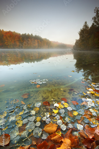 Kashubia, Poland.Autumn Lake