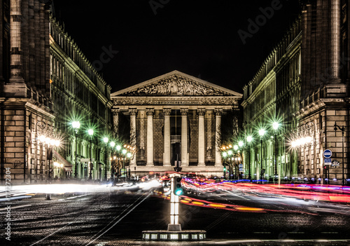 Place de la concorde, église de la madeleine, Paris