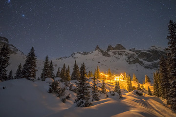 Sternenklare Winternacht