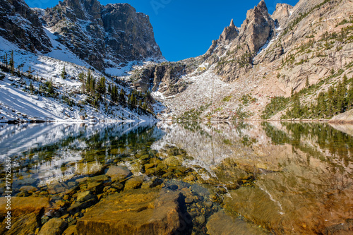 Emerald Lake, Rocky Mountains, Colorado, USA.