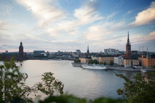 Stockholm. Cityscape image of Stockholm