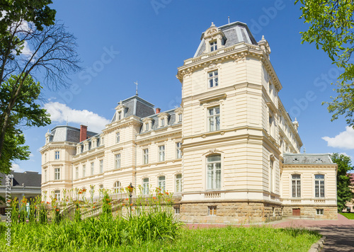South facade of Potocki Palace in Lviv, Ukraine