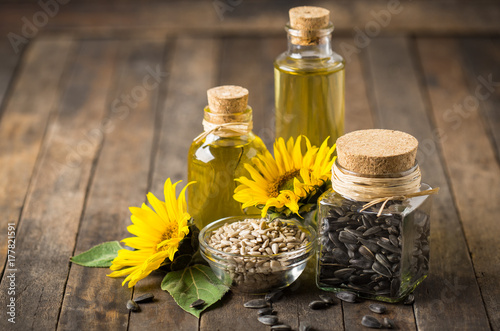 Sunflower oil and seeds