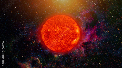 Solar System - Sun. Elements of this image furnished by NASA.