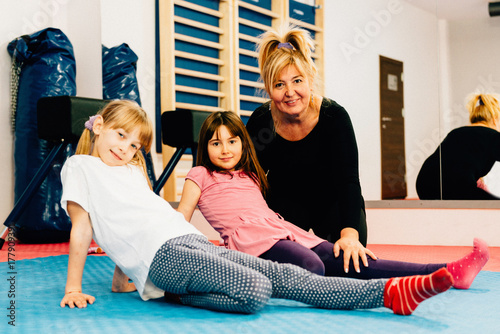 Posture improvement exercises for children