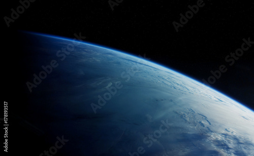 Planet Earth in space 3D rendering elements of this image furnished by NASA