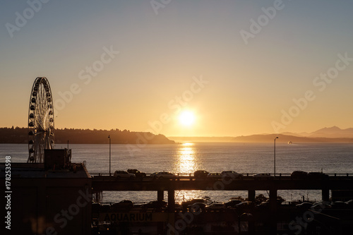 Sunset over Puget Sound