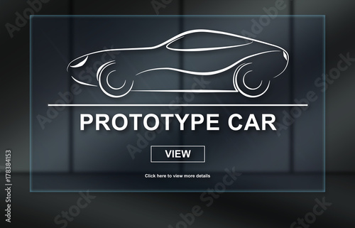 Concept of prototype car