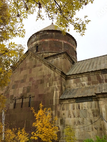 Plakat Klasztor Kecharis, Armenia, Tsaghkadzor. Kościół św. Grigora. Ściana przeciwległa.