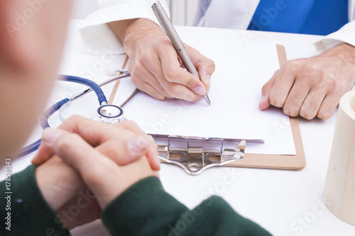 doctor in patient consultation, healthcare and health