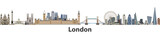 London vector city skyline