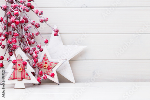 Christmas branches. Christmas greeting card. Symbol xmas.
